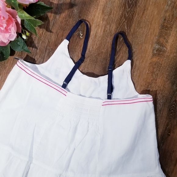 CATIMINI Embroidered Detailed Tunic Top with Ruffle size 10 - Picture 4 of 11